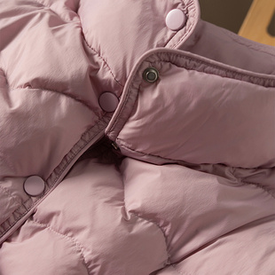 法G轻暖波浪纹立领安心羽绒服女4U26 绝配 特 高腰裤 D春天家