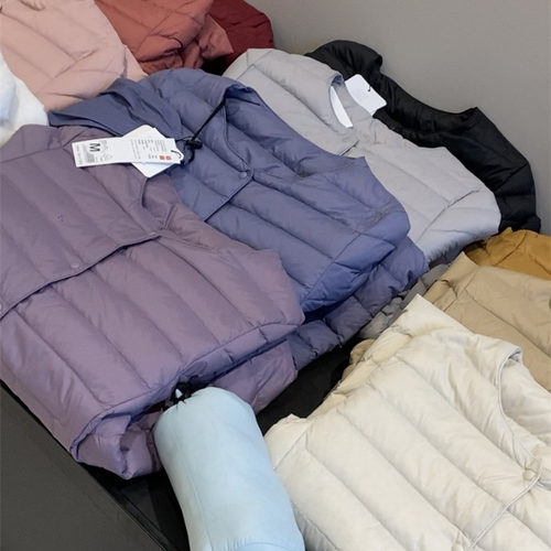 轻薄保暖羽绒服内胆外套附收纳袋