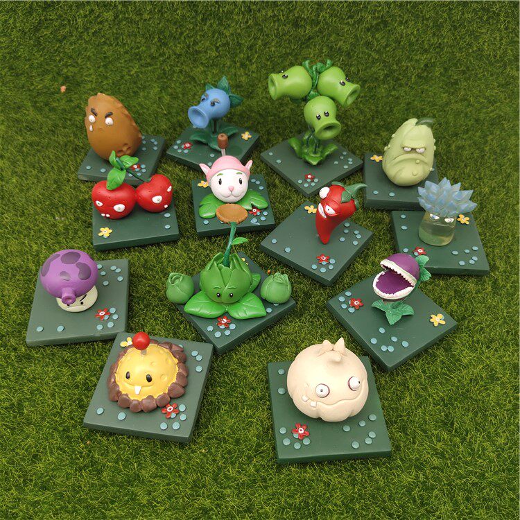 现货6款植物与僵尸公仔钥匙扣摆件 网游手机游戏公仔挂扣儿童礼物