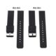 表带硅胶橡胶表带运动防水平口表带19 24mm手表带男女18