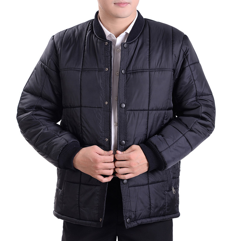 中老年男士棉衣冬装中年爸爸装羽绒棉棉服贴身内胆爷爷内穿小棉袄