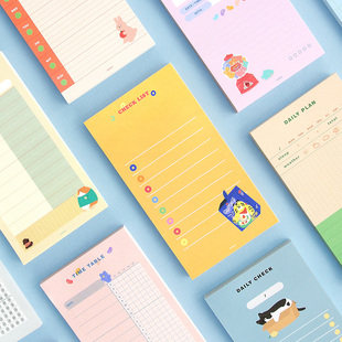 【韩国原装进口正品】Iconic周计划日程待办备忘记事纸便签本