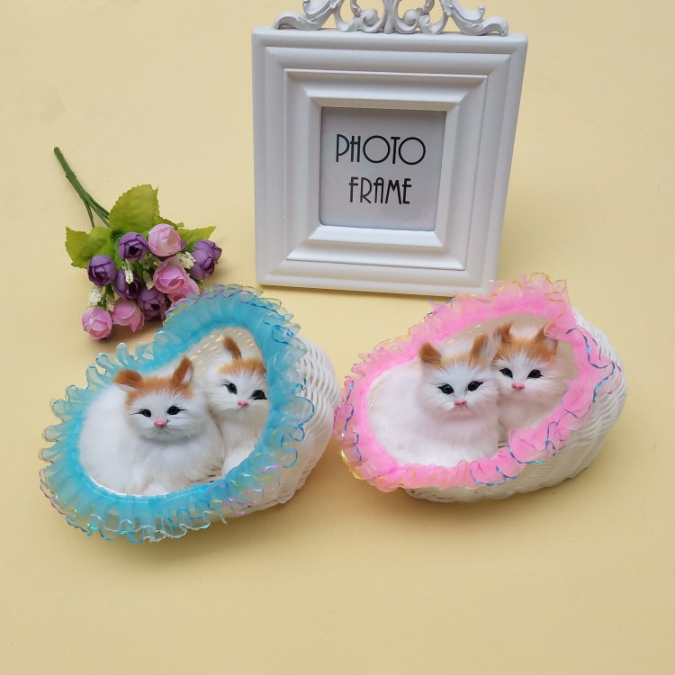 包邮仿真猫咪可爱饰品动物摆饰送女生日礼物超萌办公室电脑桌摆件在类目 玩具/童车/益智/积木/模型, 仿真/过家家玩具, 仿真/动物玩偶中 - 来自Buy2taobao.com提供专业的淘宝代购服务