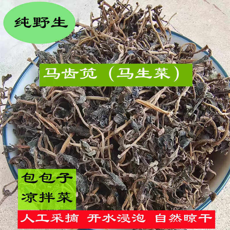 农家土特产食材长寿菜食用马齿苋菜马生菜凉拌菜干货野生采摘包邮