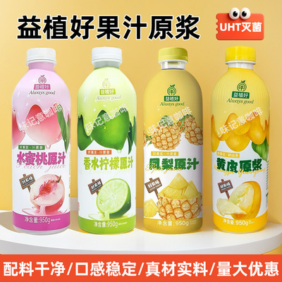 益植好鲜榨果汁原浆量大优惠