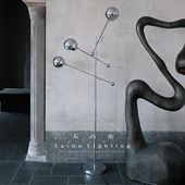 太古仓 星轨落地灯客厅沙发旁卧室中古风包豪斯可调节摇臂阅读灯