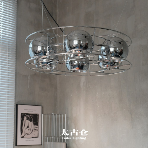设计师中古风包豪斯客厅吊灯