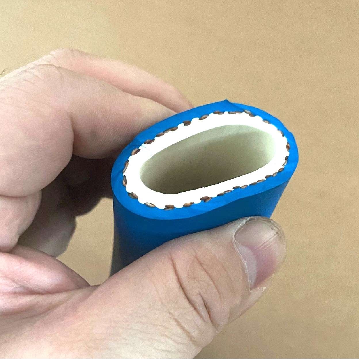 GREATFLEX蓝色耐高温高压夹布夹线食品级编织橡胶管RE20