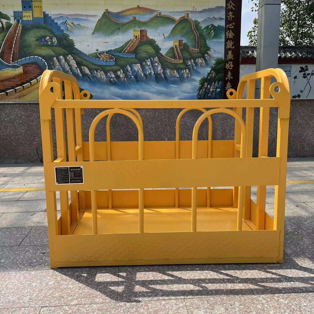 工地吊机篮吊笼高空作业桥架吊装吊筐筐吊框施工吊车加厚吊物