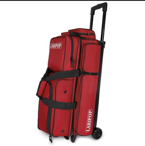 LARIPOP跨境保龄球旅行包三保龄球拉杆箱保龄球包运动旅行袋