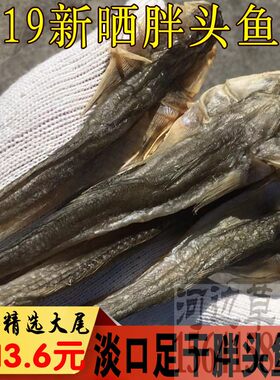 咸鱼胖头鱼干 海鲜干货 海鱼干 扔巴鱼 海鲶鱼干