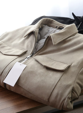 翻领加厚夹棉保暖棉衣休闲棉服