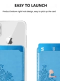 Нажатия цветов Ultra -Thin Card Back Cover Plug -in -Card, удобная банка для управления доступом к автобусам.