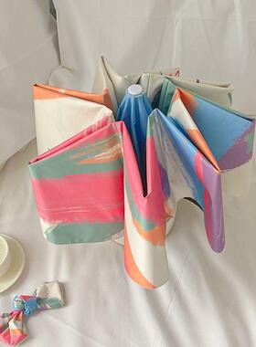 新款全自动晴雨伞女防晒防紫外线遮阳伞折叠便携式太阳伞黑胶伞