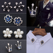 高档韩版 饰品领饰领针胸花男女士领扣刺马针胸针女别针领花丝巾扣