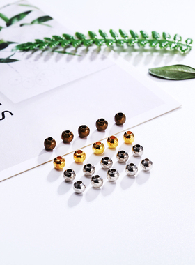 diy手工材料首饰配件4/5/6MM铁珠圆珠创意系列20169新品