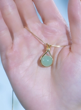 新款2026年珠子福袋项链女轻奢小众设计锁骨链女天然新款清新百搭