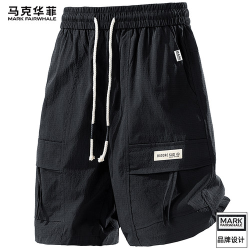 马克华菲男工装短裤夏季透气