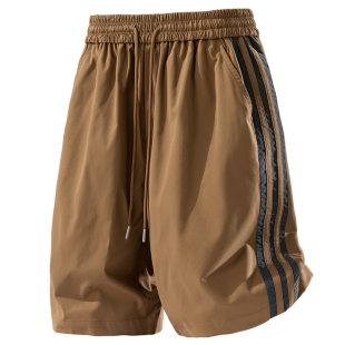 2026新款 夏季 休闲裤 条纹短裤 薄款 男款 男士 马克华菲美式 宽松直筒裤