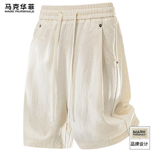 马克华菲夏季轻薄透气五分短裤