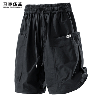 男款 2026新款 透气直筒裤 工装 宽松休闲裤 短裤 男士 马克华菲美式 夏季