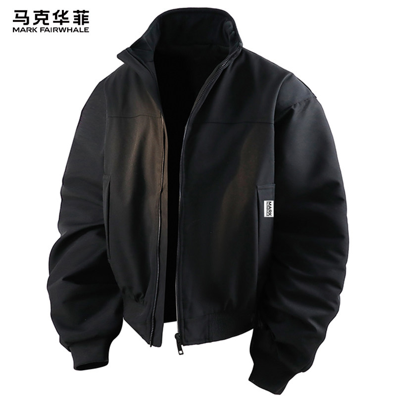 马克华菲秋冬季立领棉衣男款