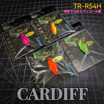CARDIF同款鳟鱼粉色双面黄铜亮片3.2克马口溪流彩色黑坑管理场