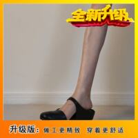 A trendy, retro and simple, one-legged, half-slipper for women's 2026 summer style, wearing outside and increasing height inside, casual cool slippers thumbnail 2