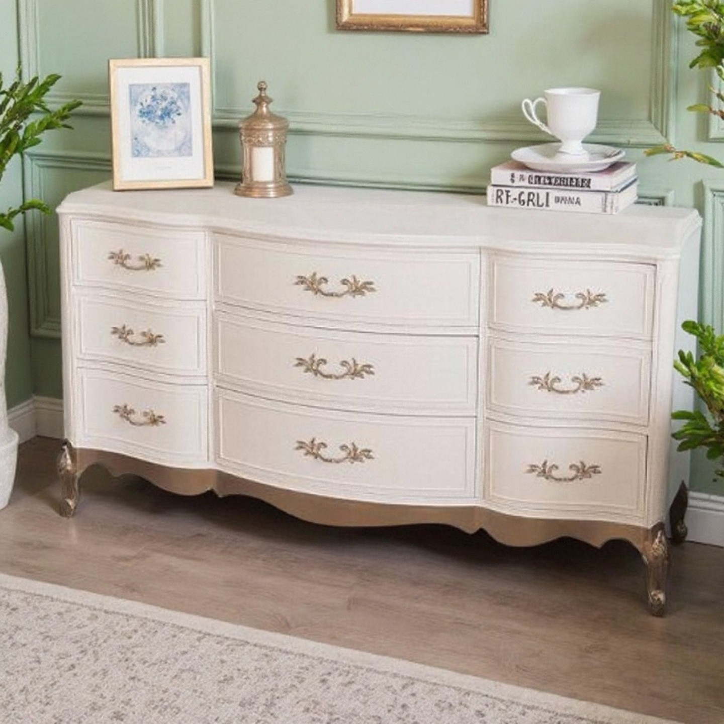 斗柜美式乡村实木雕花储物柜法式仿古抽屉收纳柜客厅电视柜餐边柜