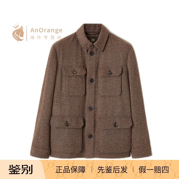 Loro piana诺悠翩雅LP男装外套多口袋亚麻羊绒衬衫夹克26春夏新款