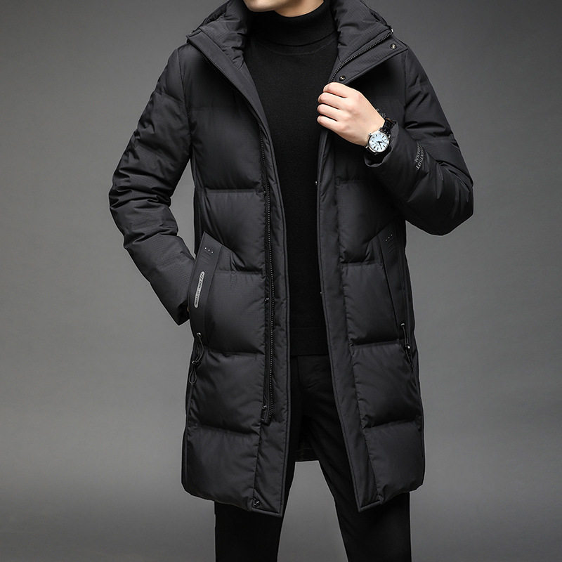 广州十三行沙河高端品牌男装羽绒服中长款杭州四季青嘉兴九江新款