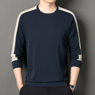 t山东既墨秋款 青长䄂打底衫 精品卫衣杭州四季 广州十三行沙河男装