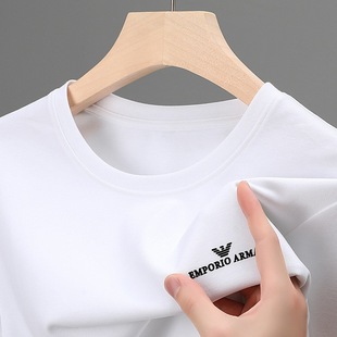 广州十三行沙河高端男装长袖t恤春秋款杭州四季青品牌鞋服华南仓