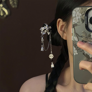 山沐手作「后松寒梅」新中式花朵流苏发簪古风绝美发钗簪子盘发饰