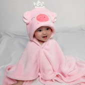 2岁婴儿外出挡风包被 婴儿披风斗篷春秋款 男女宝宝披肩抱毯0