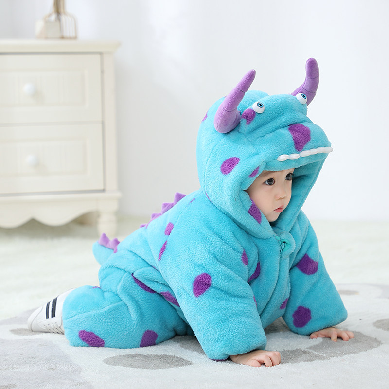 婴儿衣服冬装保暖爬服怪兽新款秋冬宝宝连体衣新生儿冬季棉服加厚,童装/婴儿装/亲子装,连身衣/爬服/哈衣,淘宝优惠券,粉丝福利购,淘宝优惠卷