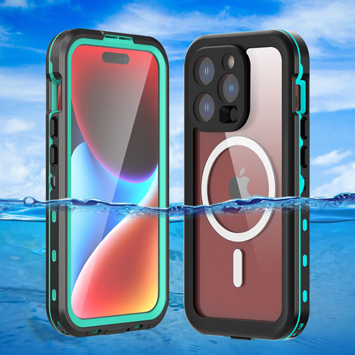 Waterproof Case REDPEPPER红辣椒适用苹果15 Pro Max防水手机壳iPhone16pro游泳漂流水下拍照全包防摔防尘14