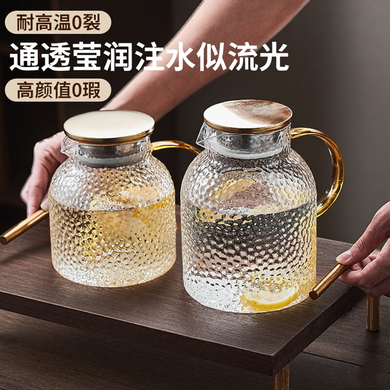 高硼硅耐高温大容量冷水壶套装