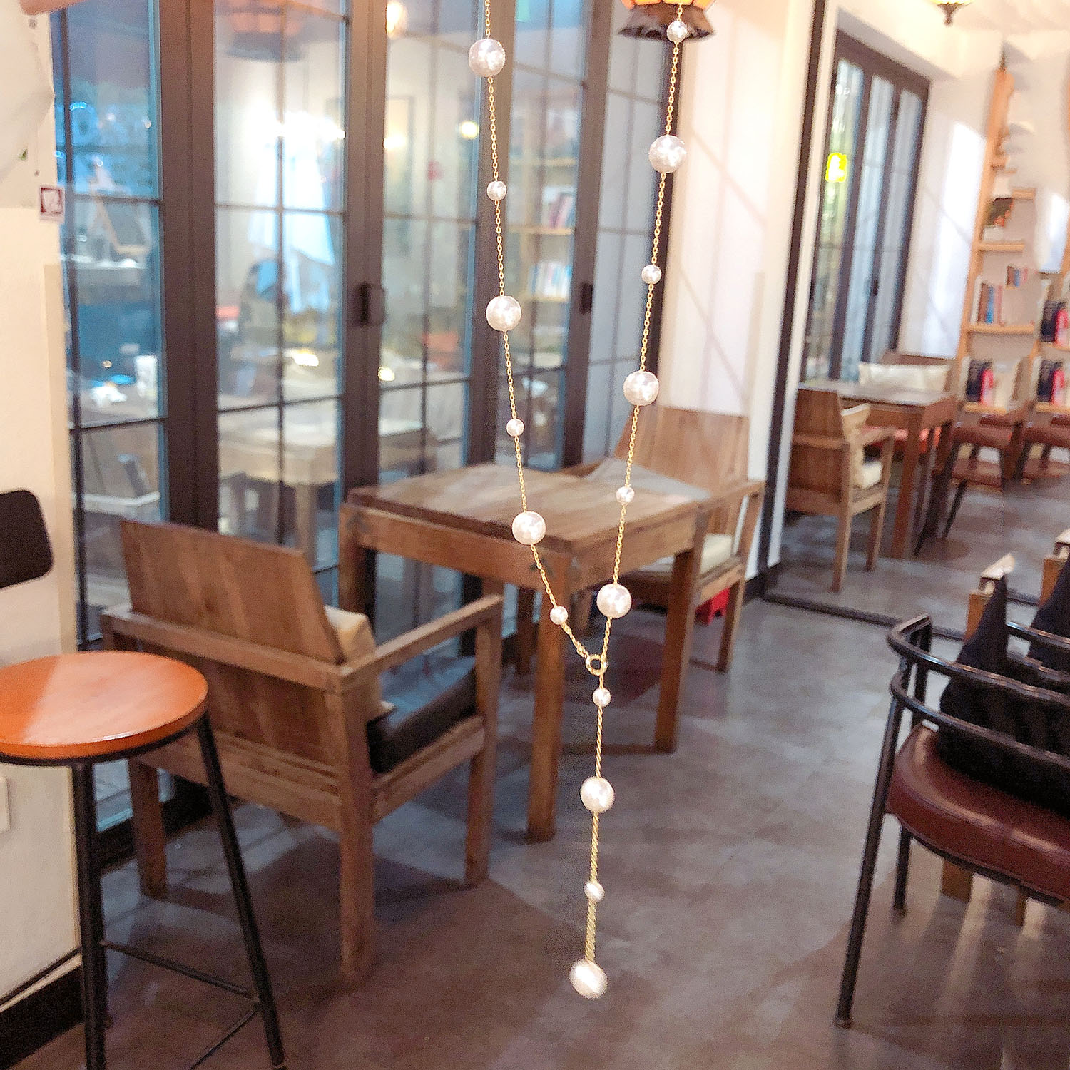 高级感个性小众珍珠项链2024年新款潮韩国网红气质百搭颈链锁骨链