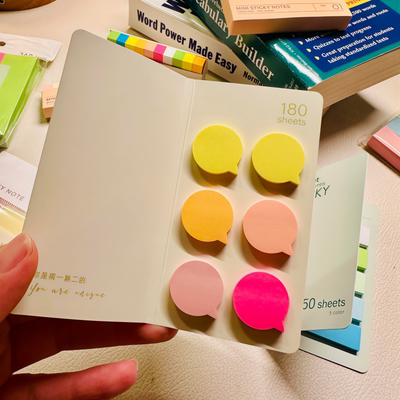 Kingjet可书写圆形气泡便利贴