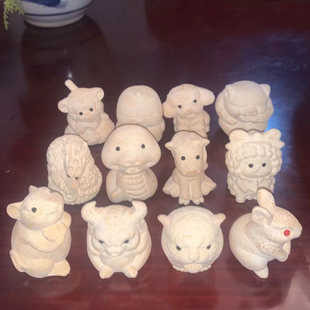 龙血金丝竹实心的竹子文玩根雕木雕雕刻招财金蟾手把件十二生肖