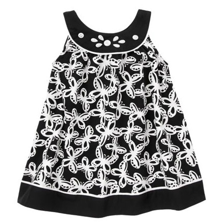 美国正品 Gymboree金宝贝  黄与黑 女童蝴蝶连衣裙  现货5T/3T