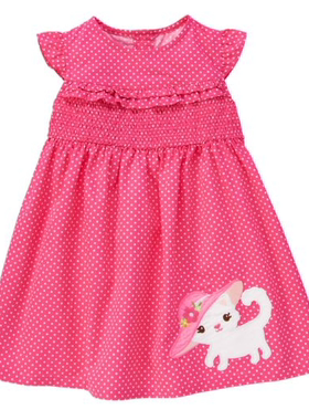 美国正品 Gymboree金宝贝 下午茶时间 女童猫咪连衣裙 现货18-24