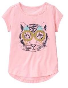 美国正品 Gymboree金宝贝  女童虎头短袖T恤 现货7