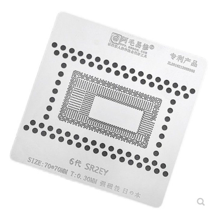 阿毛易修 6代cpu 植锡刮锡钢网 sr2ey sr2ez sr2f1 sr2f0 sr2zv