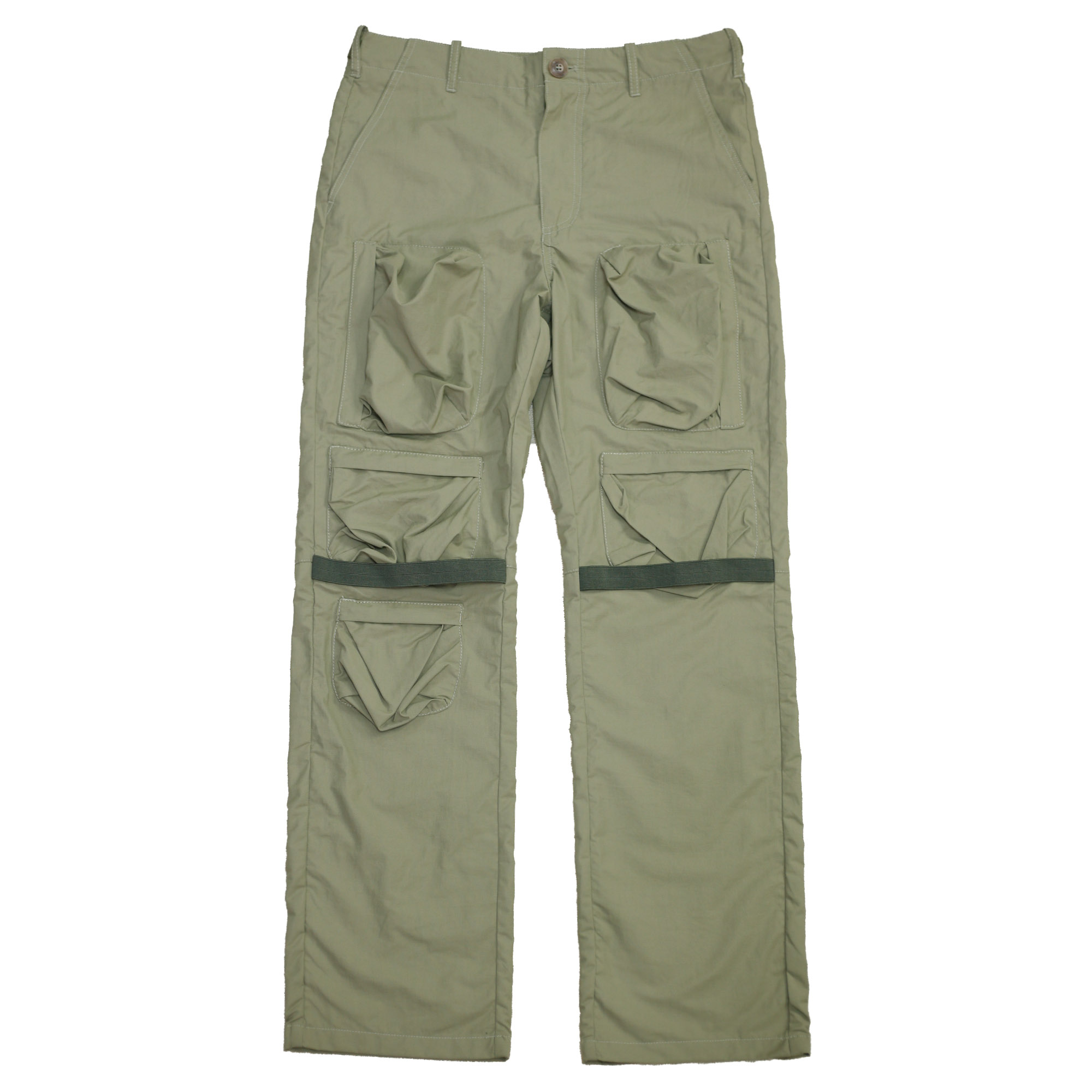 现货自主企划Page10HL风格S/S2000Archive多口袋重工尼龙棉休闲裤