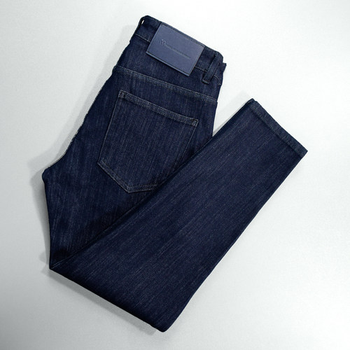 九分牛仔裤男士轻奢柔软四面弹力赤耳丹宁潮流风百搭修身小脚裤子