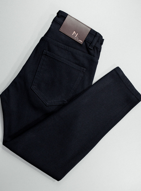 四面弹防褪色九分牛仔裤男新款莱赛尔潮流百搭休闲修身小脚牛仔裤