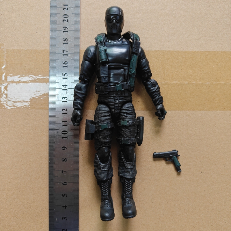 【现货】孩之宝 G.I.Joe 特种部队 面具人 蛇眼 6寸挂卡限定人偶