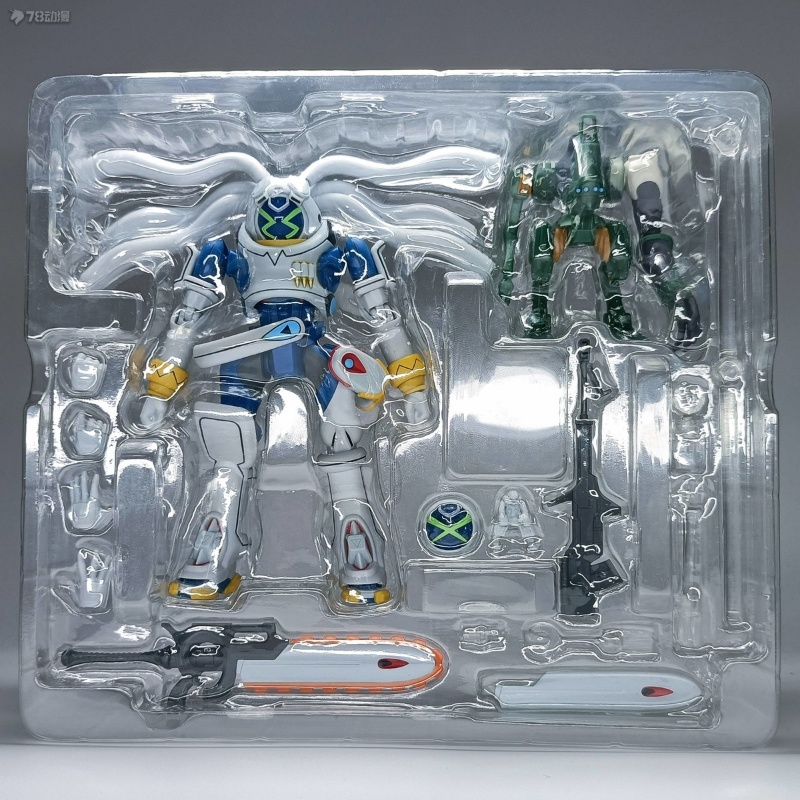 正版万代ROBOT魂262帝皇战纪OVERMAN返乡战士王者盖纳超限人武器